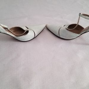 Patrick Cox Crackled Finish Leather Stilettos 40.5